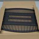 7582 7644 Replacement Cooking Grates for Weber Baby Q, Q 100 Q120 Q1000 50060001 51060001 52020001 Q1200 Q1400, Matte Cast Iron Cooking Grid for Weber Baby Q