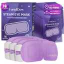 Steam Eye Mask, Self Heating Heated Eye Mask for Sleep, Warm Compress for Eyes, Moist Heat for Dry Eye Relief, Stye Eye Treatment, Spa, Travel Essentials, Mothers Day Gifts, Unscented 16 Pack