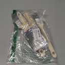 Pro Grade Paint Brushes, 5-Piece Paint Brush Set: Flat & Angle Brushes for Latex and Oil Paints, Stains, Interior & Exterior Home Improvement