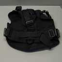 rabbitgoo Tactical Dog Harness for Large, Heavy Duty Pet Harness with Handle, No-Pull Service Vest Large Breed, Adjustable Military Dog Vest for Training Hunting Walking, Black, L