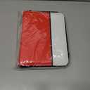 Card Binder 4 Pockets Zip Trading Card Binder for 400 Cards, PU Collection Binder with Removable Sleeves for 50 Pages, Portable Collector Album, Card Book for Game Card, Sports Cards, Gifts