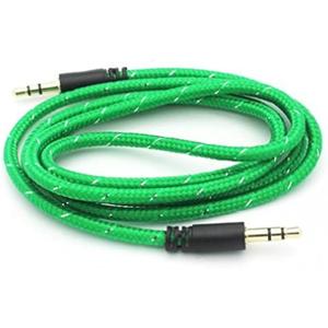 Length Cable, 3,5 Ft, Audio Cable, Green, 4pcs