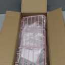 Liuoud 5 Pack Shower Caddy Organizer Rack Shelf for Inside Shower, Adhesive Bathroom Wall Storage Basket Rustproof Stainless Steel Shampoo Holder, Girly Bathroom Accessory Decor Set, Pink