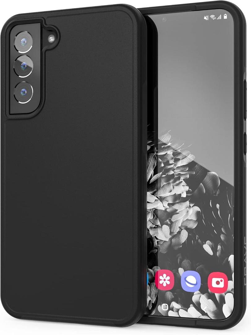Crave for Galaxy S22 Plus Case, Shockproof Protection Dual Layer Case for Samsung Galaxy S22 Plus (6.6 inch) - Black