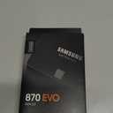 SAMSUNG 870 EVO SATA SSD 500GB 2.5 Internal Solid State Drive, Upgrade PC or Laptop Memory and Storage for IT Pros, Creators, Everyday Users, MZ-77E500B/AM, Black