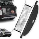 Trunk Cargo Cover for Kia Sportage 2023-2025 2026, with Carbon Fiber Texture Ends, Anti-Peeping Retractable Security Shade for Privacy, Kia Sportage Accessories