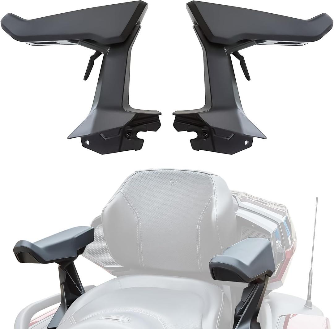 Rear Passenger Armrest for Can-Am Spyder RT 20-25, Adjustable Motorcycle Rear Seat Passenger Armrests Kit for Can Am Spyder RT/Limited /Sea-to-Sky Accessories 2020-2025 (Replace #219401181)