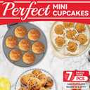 SugarWhisk Mini Cupcake Maker Machine, Make 7 X 2.2 Inch Cupcakes Baking for Kids, Muffin Maker Machine, Baking Gadgets, Housewares Breakfast Maker, Non-stick, White