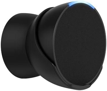 Maxonar Wall Mount, Echo pop Wall Mount Smart Speaker Stand Holder Compatible with Google Nest Speaker Save up Space Cable Management- Black