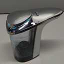 Automatic Soap Dispenser, Touchless Dish Soap Dispenser 17oz/500ml with Infrared Sensor, 5 Adjustable Soap Levels, Liquid Dispenser for Bathroom Kitchen (Silver)