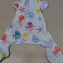 Dog Pajamas for Small Dogs Boy Girl, Dog Clothes Tiny Chihuahua Yorkie Spring Summer Shirt, Cute Puppy Outfit Pjs Jumpsuit Cat Onesie Apparel Pet Clothes (Blue Octopus)