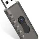 Car USB Wireless Receiver, BT 5.3 Wireless Audio Adapter, USB Powered 3.5mm Aux Jack Adapter, Universal for Car Home Stereo Speakers Audio System