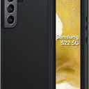 for Galaxy S22 5G case,Samsung S22 Heavy Duty case,[Military Grade Protective ],[Shockproof] [Dropproof] [Dust-Proof], Compatible with Samsung Galaxy S22 5G (Black)