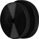 1 Inch x 82 Feet Black Heavy Duty Self Adhesive Hook and Loop Tape, Nylon Strips with Adhesive, Multi-Function Tape for Crafting & Wall Hanging