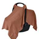 Car Seat Cover Baby - Organic Cotton - Carseat Covers Baby - Carseat Cover - Car Seat Canopy - Carseat Canopy - 100% Muslin Cotton, 43" x 32" (Cedar)