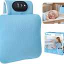 Baby Vibrating Sleep Soother, Baby Sleep Aid, Newborn Soothers for Help Sleeping, 3 Adjustable Vibration Modes, 90 Min Timer, Newborn Vibrations Mattress Pad for Home & Travel, Use for Crib & Stroller (Blue)