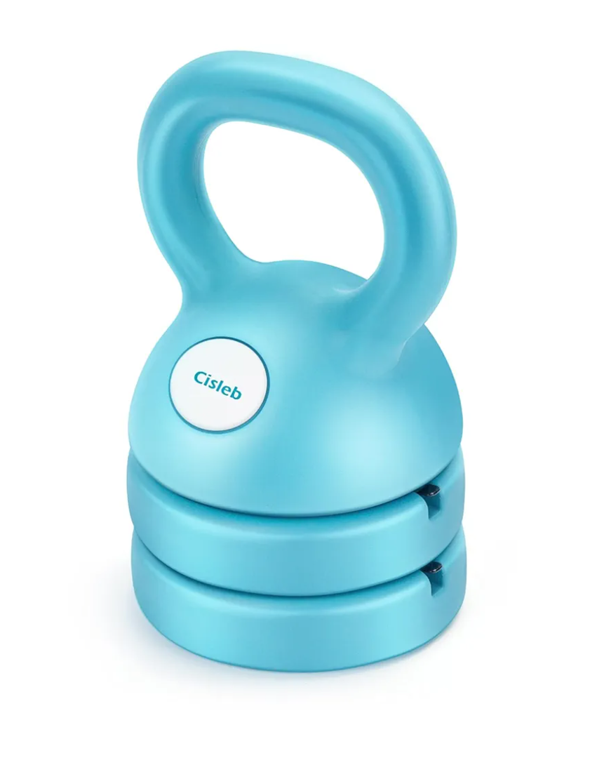 Adjustable Kettlebell Weight Set: 3-in-1 Kettlebells (5lbs 8lbs 12lbs) for Home Gym Full-Body Workout Strength Training Weight Loss | Good for Beginners