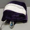 greenoak Heated Blanket Electric Throw 50"X60", Heating Blanket with 10 Heat Levels 8 Hours Auto-Off, Fleece Soft Blanket, Christmas Birthday Gifts for Mom, Taro Purple