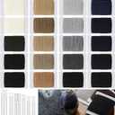 Jexine 20 Pcs Darning Thread 50% Wool 50% Acrylic Yarn 1200m Darning Kit with 24 Pcs Large Eye Sewing Needles for Clothes Socks Plush Toy Adults DIY Home Sewing Care, 60 Meters Per Yarn(Dark Color)