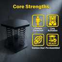 Deep Squat Stool for Back Pain Relief & Posture Correction Active Sitting Chair for Core & Glute Activation Ergonomic Pre-Assembled Balance Trainer for Home Office Gym Stainless Steel