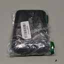 Leolee Elbow Rest Pads for Desk, Black Ergonomic Arm Rest Pads with Memory Foam & Non-Slip Base, Armrest Cushion Support Pad Relieve Elbow and Wrist Pain for Computer, Office, 2 Packs