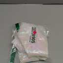 Christmas Tree Skirt 36" Round Sparkly Iridescent Sequin White Ornaments Xmas New Years Party Decorations