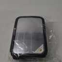 Safety Baby Car Seat Mirror - Wide Shatterproof Backseat Infant Car Mirror for Baby Rear Facing, Crystal Clear View, Travel Accessories, Easy Install & Adjustable for Removable Headrest (Matte Black) (Large 11.5 x 7.5")