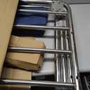 Commercial Laundry Cart with Wheels 11.35 Bushel Industrial Laundry Carts Basket Trucks Heavy Duty Large Laundry Carts Hampers Reinforced Steel Frame,440 lbs Load, Blue