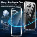 Designed for Google Pixel 9A Case Clear,Transparent Shockproof Protective Phone Cases Slim Cover for Google Pixel 9A Case-Clear