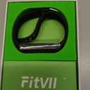 FITVII FINO 2 Slim Fitness Tracker, Smart Watch with Blood Oxygen, Sleep Monitor, 24/7 Heart Rate & Blood Pressure, IP68 Waterproof Health Activity Trackers with Calories Step Counter for Women Men (Black)