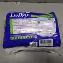 LivDry Adult M Incontinence Underwear, Overnight Comfort Absorbency, Leak Protection, Medium, 17-Pack