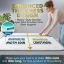 Bunkie Board Queen Size,Anti-Sag Mattress Support Board Frame 60''x80''