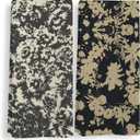 Boho Vintage Floral Kitchen Towels, Retro Abstract Floral Kitchen Towels Decorative Set of 2, Floral Hand Towels for Bathroom, Boho Flowers Hand Dish Tea Towels for Kitchen 16X24In