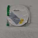 Wall Cord Hider, Self-Adhesive Wire Cover Raceway for Walls, White Wire Cover Raceway, Flame Retardant PVC Material Hiding Wall Mount TV Powers Cords in Home Office, W0.59 H0.39in (9.8Ft)