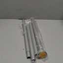 Silver Shower Curtain Rod 31 to 68 Inch,1 Inch Diameter Adjustable Spring Tension Stainless Steel Telescoping Rod,Easy Install,No Rust