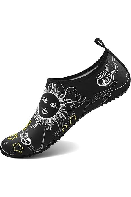 Water Shoes for Women Men Quick-Dry Aqua Socks Swim Beach Barefoot Yoga Exercise Wear Sport Accessories Pool Camping Must Haves Adult Youth Size 5-6