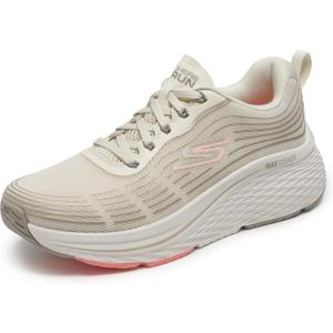 Skechers Women's Max Cushioning Elite 2.0 Sneaker, Natural/Pink, 6.5 Wide
