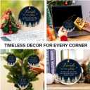 4 x Friend Ornaments 2025 - Friendship Ornament for Christmas Tree Decorations, Meaningful Xmas Gifts for Friends BFF Bestie, Long Distance Friendship Gifts for Soul Sister