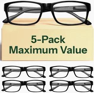 Gaoye Reading Glasses Men/Women, Eyeglasses, Blue Light Readers for Men/Women, Computer Eye Glasses, Cheaters +3.5