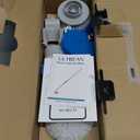 Ultrean Spin Brush, Cordless Electric Spin Scrubber with 4 Replaceable Brush Heads Adjustable Extension Handle, 2 Speed Shower Scrubber for Cleaning Bathroom, Tile, Floor, Tub (White)