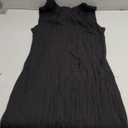 Wenrine Womens Summer Backless Mini Dress Tie Back Casual Sleeveless Slim Club Party Knit Tank Dresses Black L