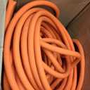 YAMATIC Heavy Duty Garden Hose 5/8 in x 100 ft with Swivel Fitting, Super Flexible Water Hose, All-weather, Lightweight, Burst 600 PSI (100' (feet), Orange)