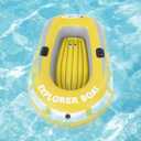 Dilwe Inflatable Boat, PVC 2 Person Inflatable Kayak Canoe for Outdoor Drifting Fishing Traveling