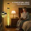 OUTREE 4FT Sensory Bubble Tube, Bubble Tube Lamp with Wall Bracket & Remote