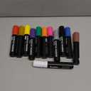 SRUOLOC 12 Colors Jumbo Markers, 15mm Jumbo Felt Tip, Acrylic Paint Markers for Rock Painting, Poster, Stone, Ceramic, Glass, Wood, Canvas (Multicolor)