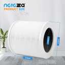 A2001 Replacement Filter Compatible with A2001 air Purifier, 3-in-1 High efficiency activated carbon Filter,2PACK,White