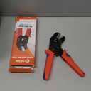 Wire Crimping Tool with Ratchet, Amliber Ratchet Wire Crimper Tool for Open Barrel Terminal Connectors, Electrical Crimping Tool for Deutsch DELPHI AMP Dupont TYCO Terminals, 24-14 AWG