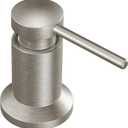 Moen 3942SRS Deck Mounted Kitchen Soap Dispenser with Above The Sink Refillable Bottle, Spot Resist Stainless