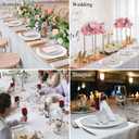 SHACOS 100 PCS Round Paper Placemats 13 inch Disposable Paper Place Mats for Dinner Wedding Birthday Party Festival Table Decoration Indoor Outdoor, White