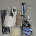 6PC Hip Replacement Recovery Kit, Includes Sock Aid, Long Handle Shoe Horn, Grabber Reacher, Telescoping Back Scratcher, Leg Lifter, Long Handled Bath Sponge, Aids for Postoperative Recovery